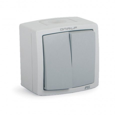 Va et vient + poussoir étanche