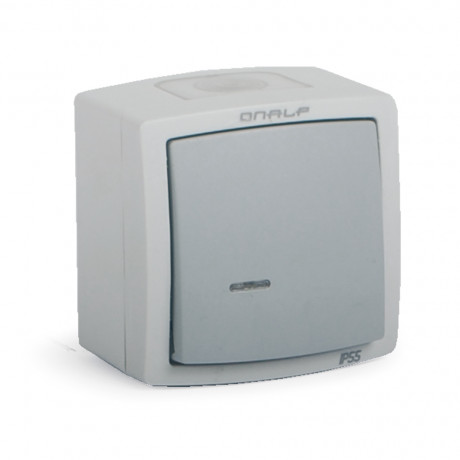 Va et vient à voyant étanche