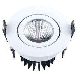 Spot orientable rond blanc