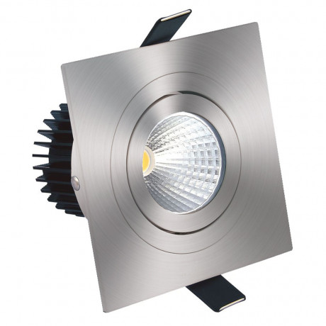 Spot orientable carré alu brossé