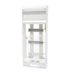 Tableau de communication 4 rails DIN