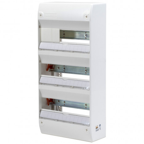 Tableau nu 3 rangées à rails amovibles (39 modules)