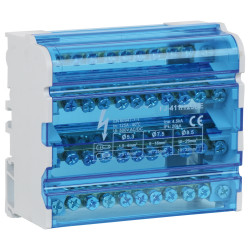 Répartiteur à barrettes étagées tétrapolaire 125A