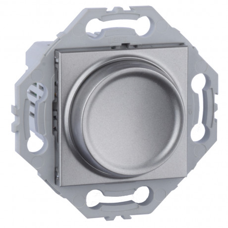 Variateur universel gris alu. LED 200W Maxi./ halogène 400W maxi.