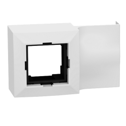 Adaptateur 45x45 pour moulure 10x20mm - Plastron pour appareillage