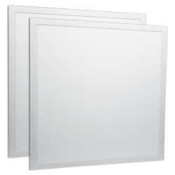 Lot de 2 dalles LED 36W - 3000K - 3600 lumens - variable