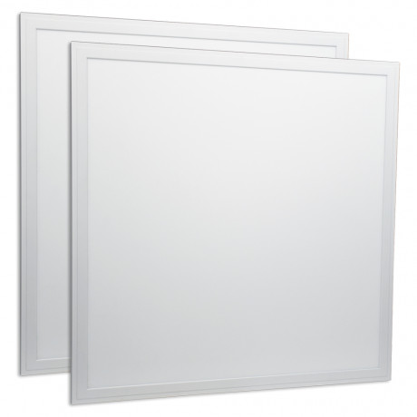 Lot de 2 dalles LED 36W - 3000K - 3600 lumens - variable