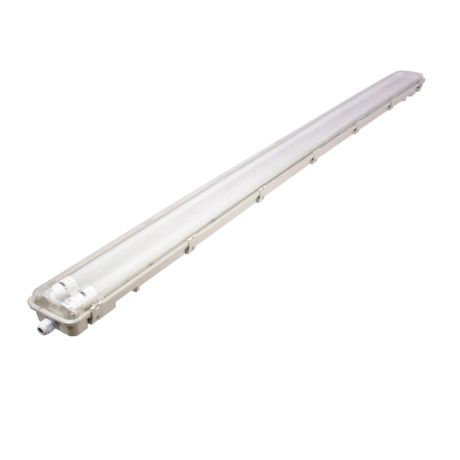Réglette 2x24W à LED - 160cm - 6500K - 2x2400 lumens - IP65