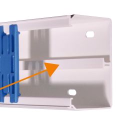 Cloison de séparation pour goulotte 60x90mm