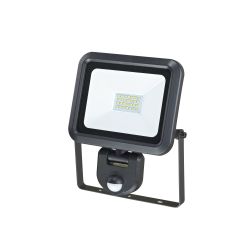 Projecteur 20W à détection noir à LED extra plat - 4000K - 1800 lumens -IP54