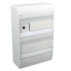 Coffret de communication  2 rangées avec 8 connecteurs RJ45 CAT 6