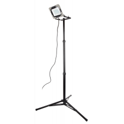 Projecteur de chantier à LED extra plat 50W sur trépied - 4000K - 5000 lumens - IP65