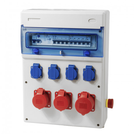 Coffret de chantier monophasé et triphasé