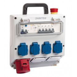 Coffret de chantier monophasé et triphasé