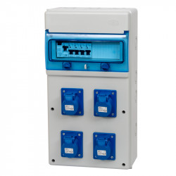 Coffret de camping 4 prises CEE