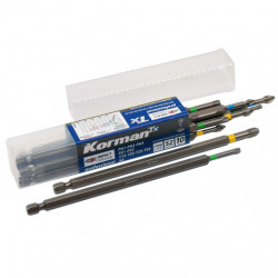 Jeu de 10 Embouts Impact Torsion 150mm